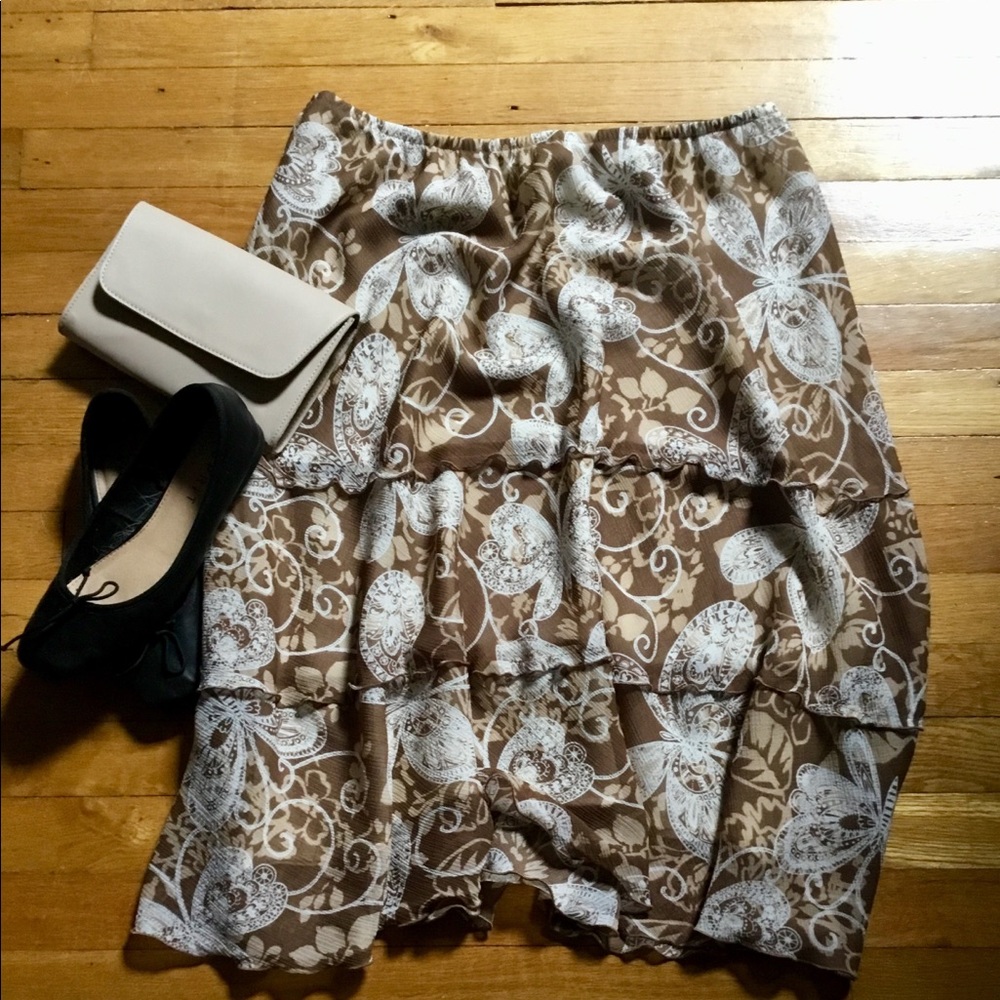 Alfred Dunner three-tier skirt